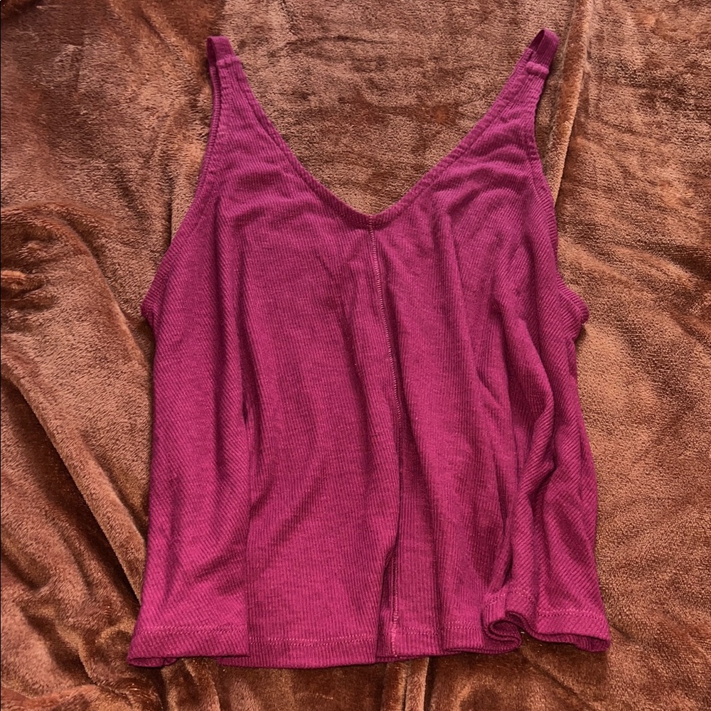 Purple Red Free People Dani Tank